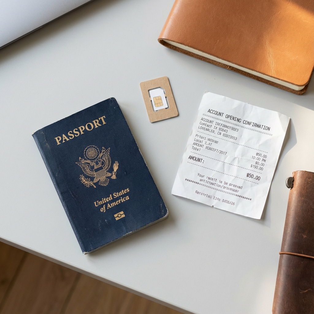 Необходимые документы и SIM-карта